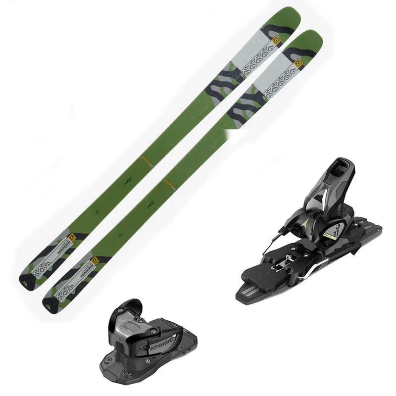 K2 Mindbender 89TI 2024 Used Demo Skis with Atomic Warden 11 Bindings