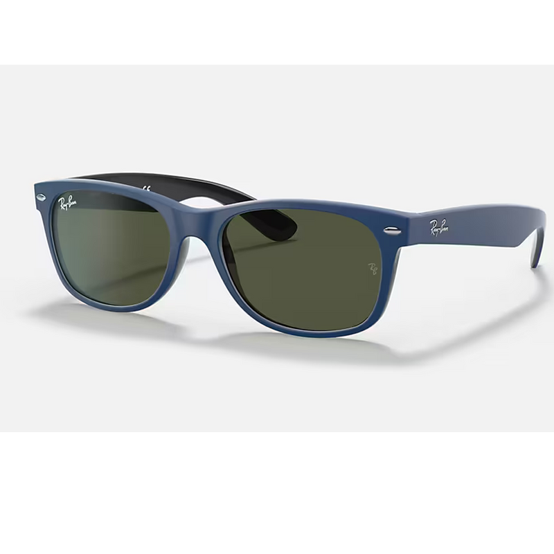 Ray-Ban New Wayfarer - Matte Blue on Transparent Frame