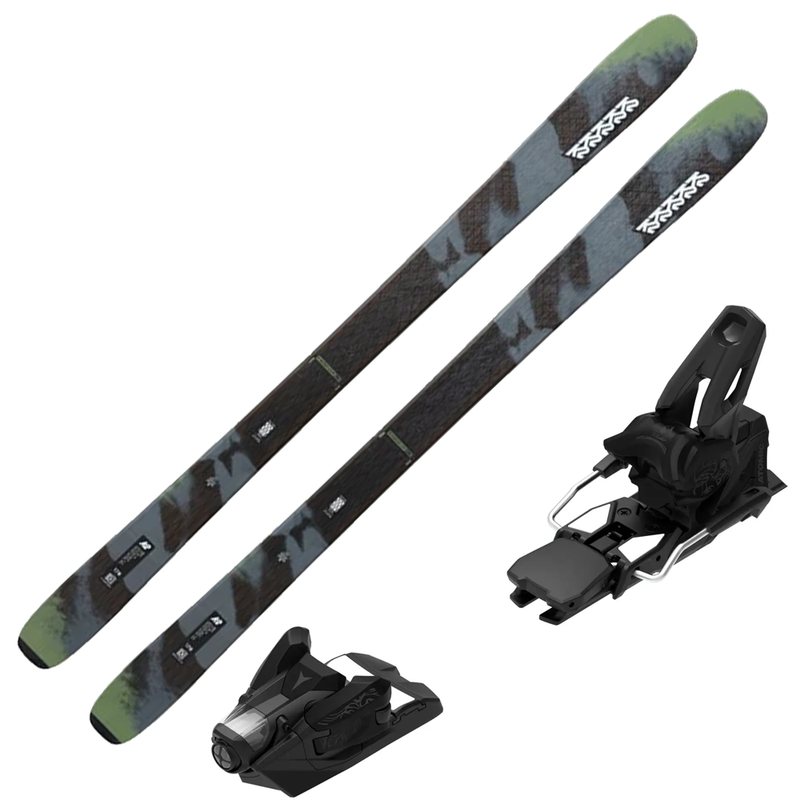 K2 Mindbender 96C Skis 2025 with Atomic Strive 14 Bindings