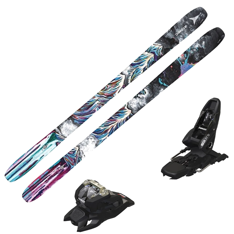 2025 Atomic Bent 90 Skis W/ Marker Squire 11 Bindings 2025 Atomic Bent 90 Skis W/ Marker Squire 11 Bindings
