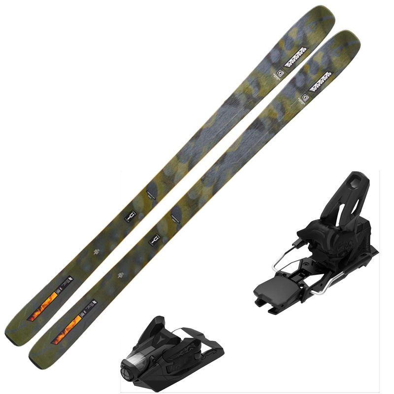 K2 Mindbender 89TI Skis 2026 with Atomic Strive 14 Bindings