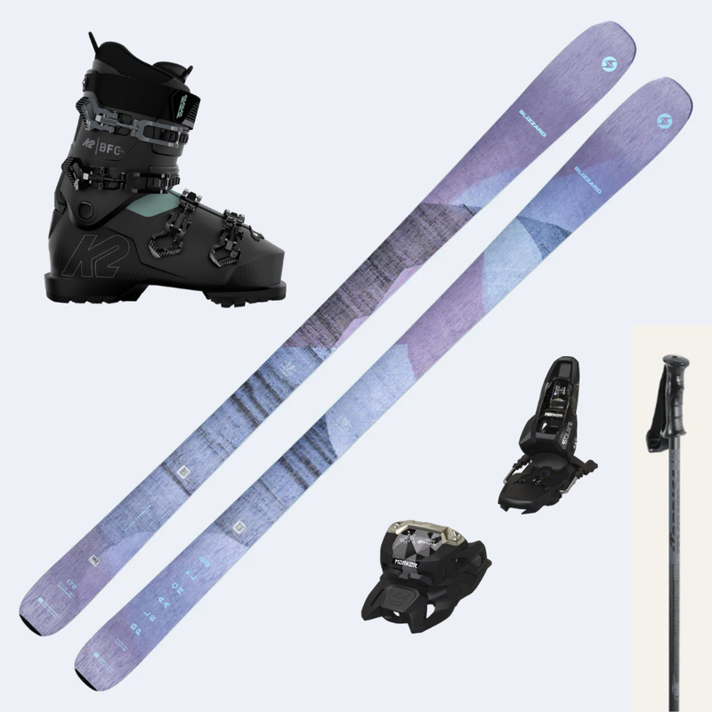 Blizzard Black Pearl 88 Skis with K2 BFC 75 Boots and Poles - 2026