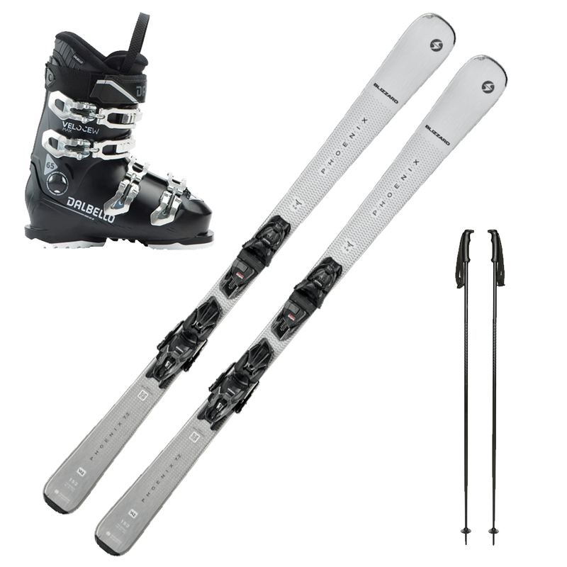 Blizzard Phoenix 72 Women's 2026 w/ Dalbello Veloce Max 65 W Boots and Poles