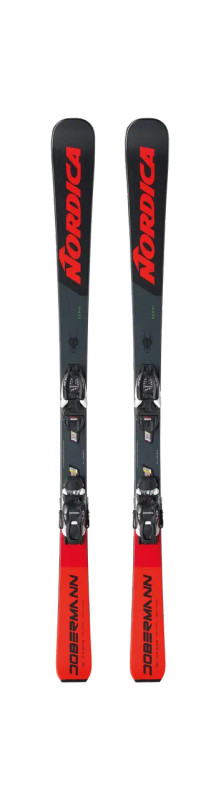Nordica Dobermann Combi Pro S Junior Skis with Marker FDT Bindings
