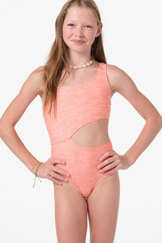 O'Neill Girl's Sunshine Asymm One-Piece