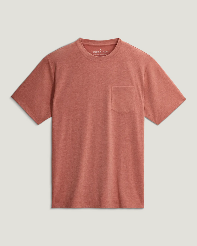 Freefly Men's Bamboo Flex Pocket Tee