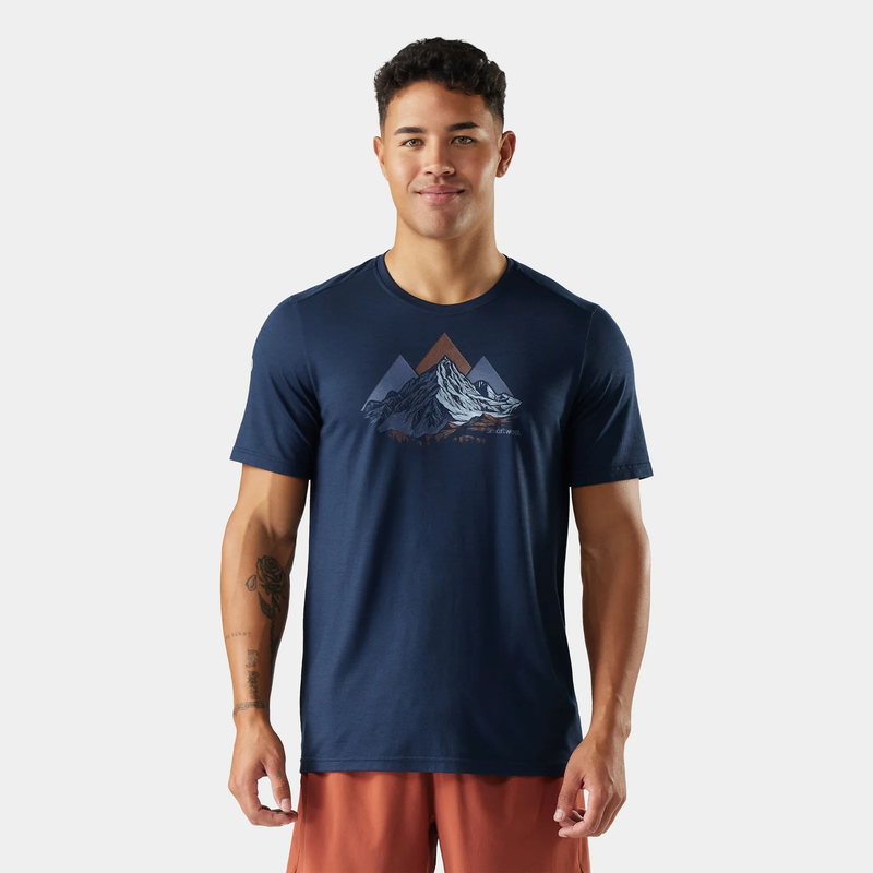 Smartwool Men's Peak Bagger Active Short Sleeve Graphic Tee