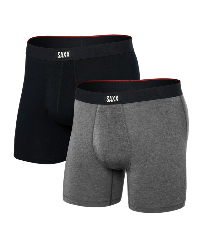 Saxx Vibe Xtra Soft Comfort (2 Pack) Soft Comfort Boxer Brief 6"