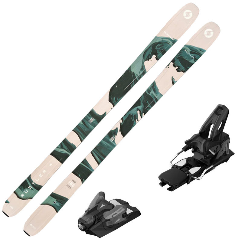 Blizzard Rustler 9 Skis 2027 with Atomic Strive 14 Bindings