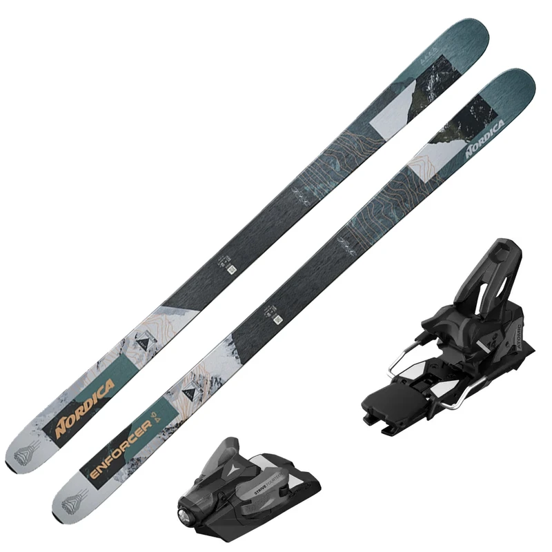 Nordica Enforcer 94 Skis 2027 with Atomic Strive 14 Bindings