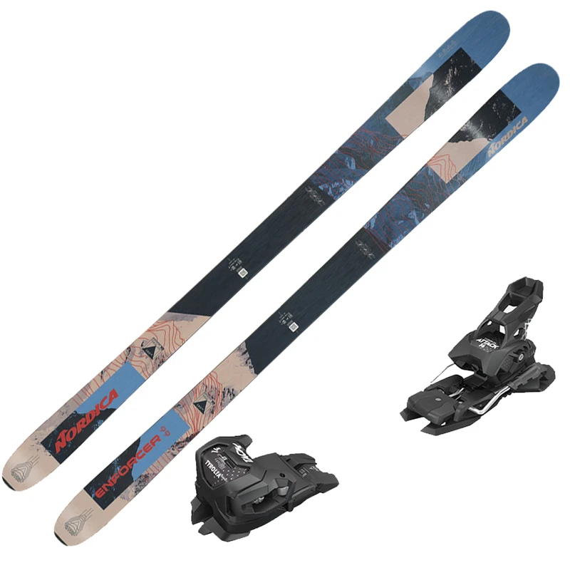 Nordica Enforcer 99 Skis 2027 with Tyrolia Attack 14 Bindings