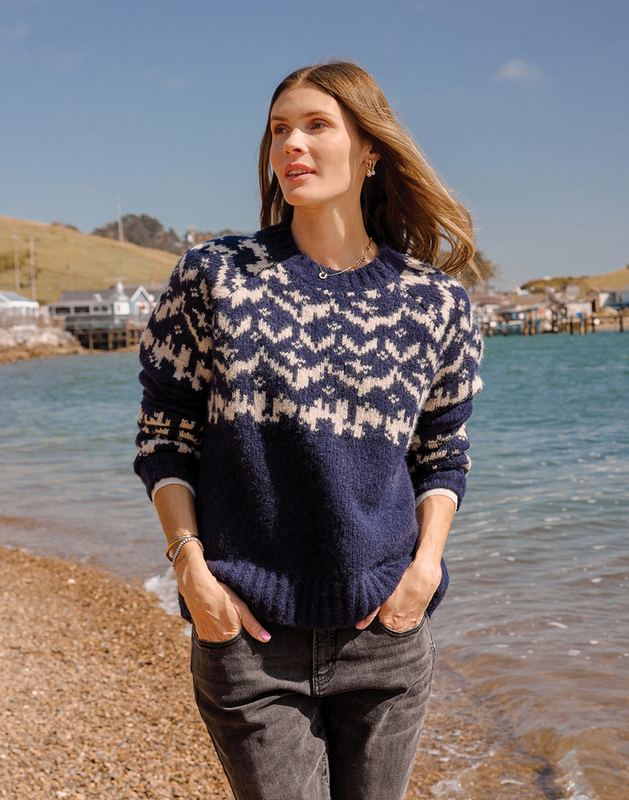 Carve Designs Women's Aria Fairisle Sweater