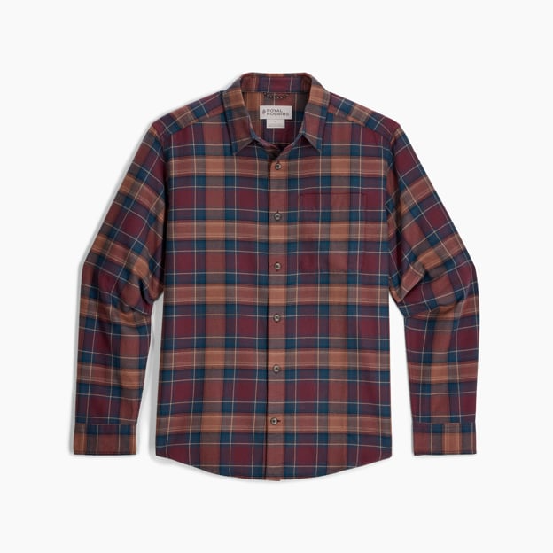 Royal Robbins Men's Lieback Organic Cotton Flannel L/S