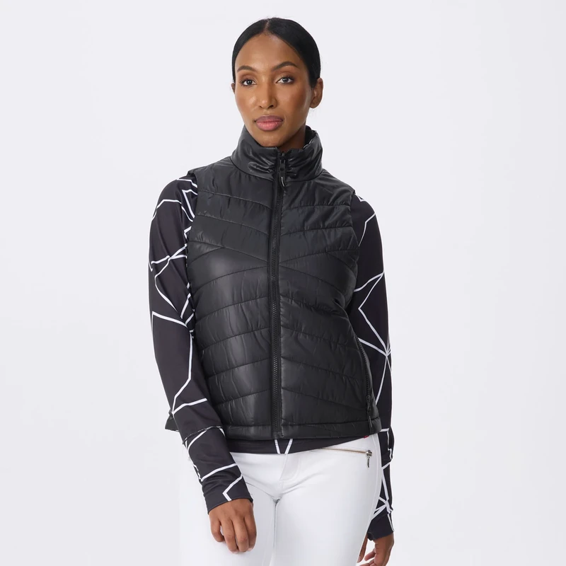 Krimson Klover Women's Sela Vest - Black/ All Over Stars - 2027