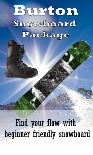 AJ's Burton Snowboard Package