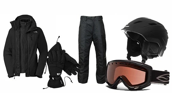 Helmet goggle and ski clothing rentals in Stowe VT