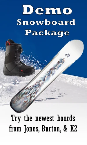 AJ's Demo Snowboard Package