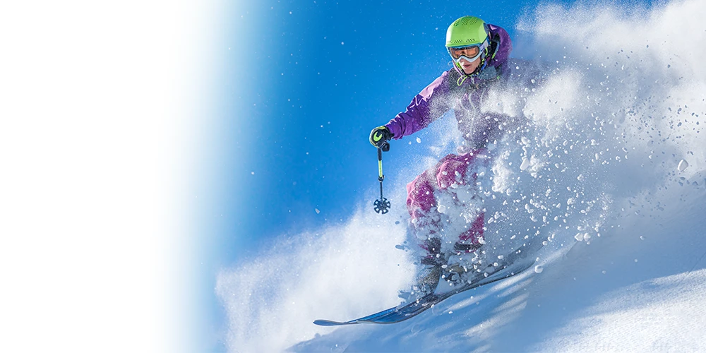 Ski and snowboard demo equipment at AJ's Ski and Sports in Stowe Vermont