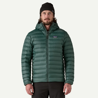 Men Down Patagonia Down Sweater Hoody Micro Green Patagonia Men's