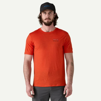 Patagonia Men's Cap Cool Merino Blend Graphic Shirt
