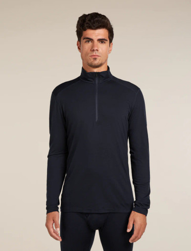 Icebreaker Men's Merino 200 Oasis Long Sleeve Half Zip Thermal Top