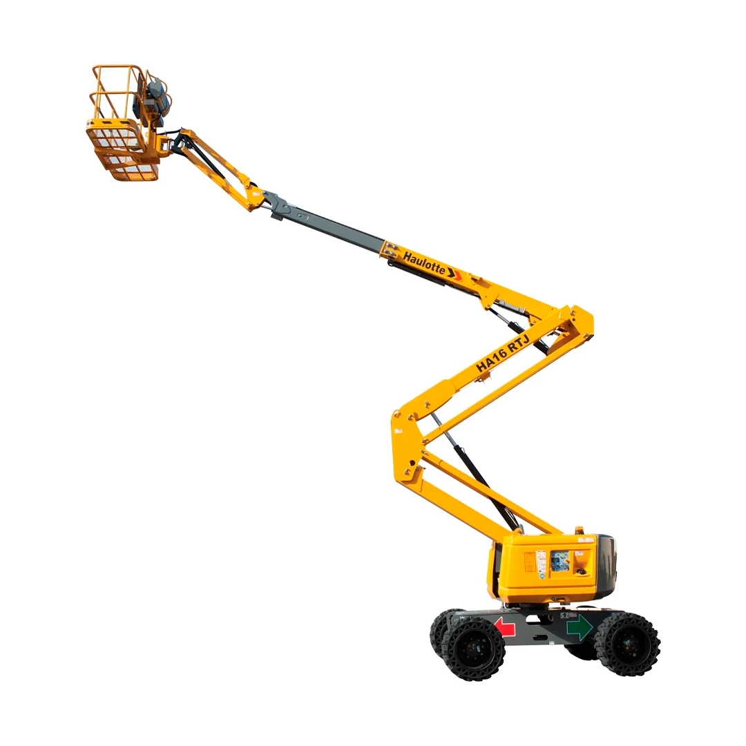 Plataforma articulada Haulotte HA16 RTJ diesel desplegada