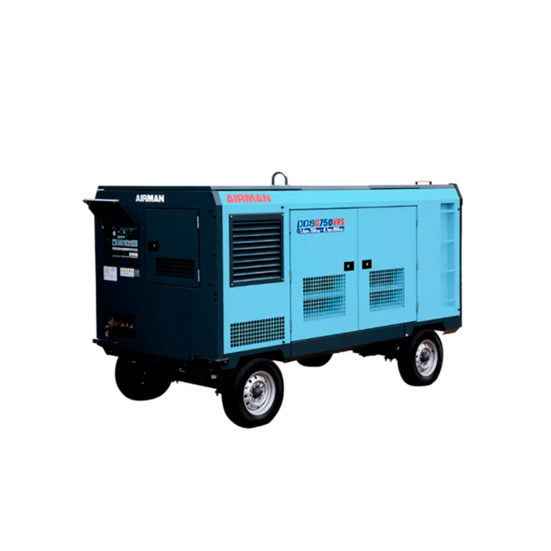 Compresor de aire diesel Airman PDS750 de gran capacidad