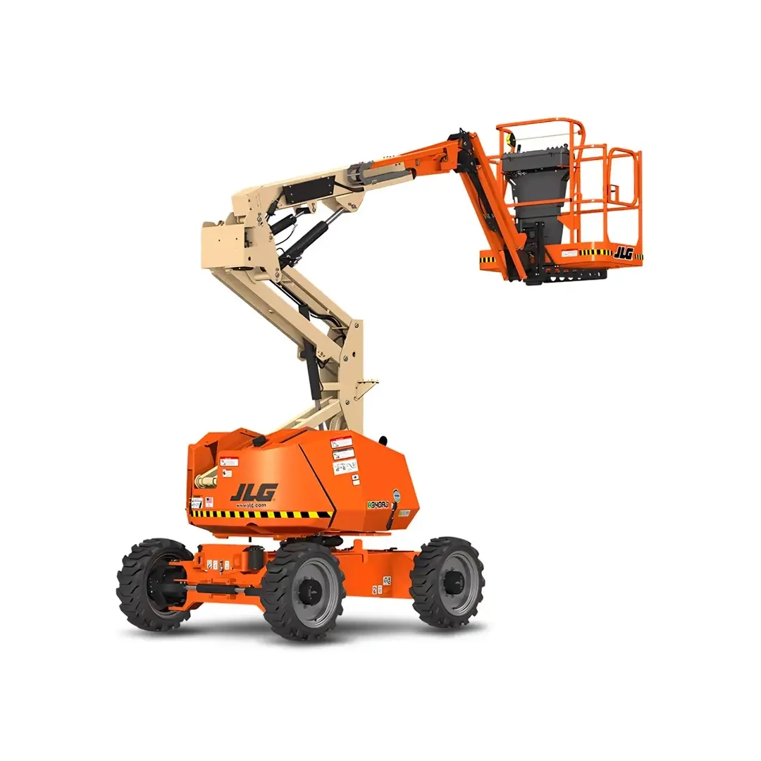 Plataforma articulada JLG 340AJ diésel 4x4 con brazo extendido