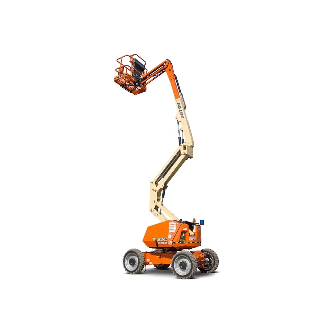 Plataforma elevadora articulada JLG 340AJ con brazo y plumín