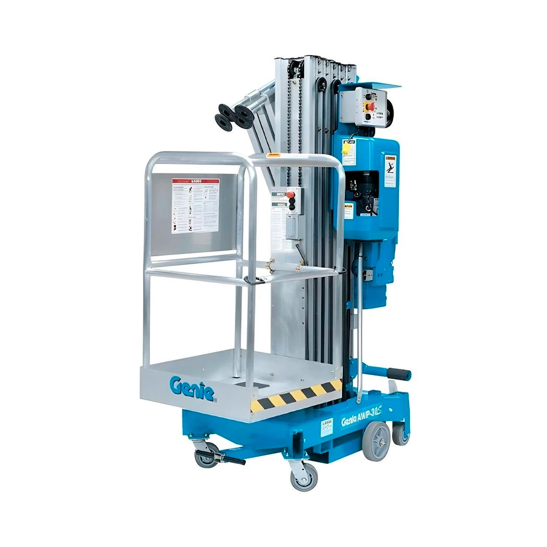 Plataforma elevadora vertical Genie AWP-40S para trabajos en altura en interiores