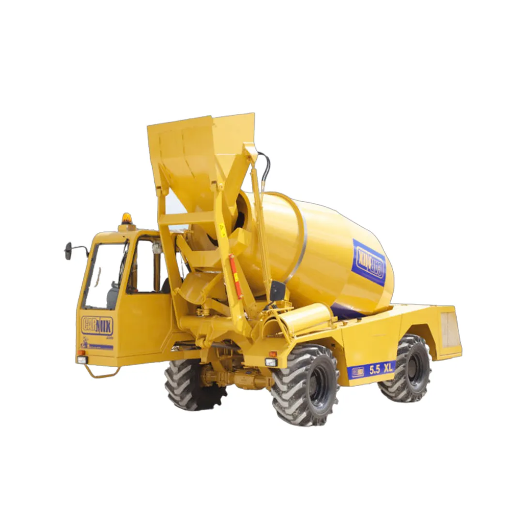 Planta de concreto móvil Carmix 5.5 XL de 5.5 m3 con tolva y cabina