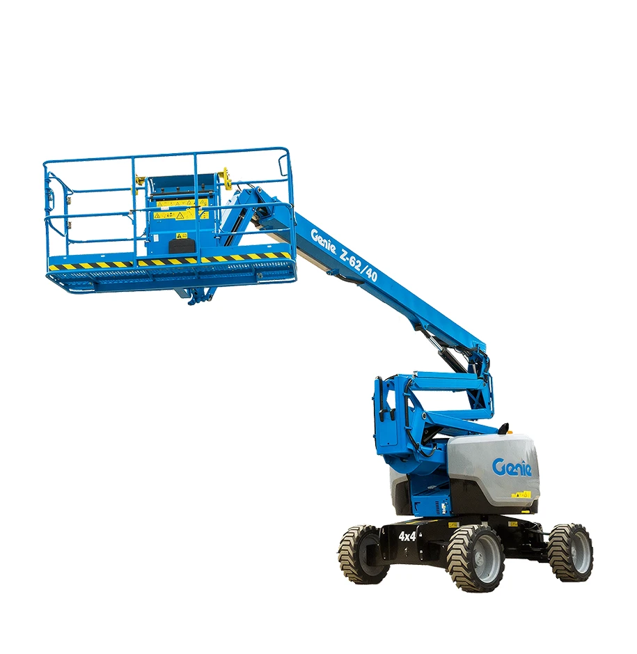 Plataforma articulada Genie Z-62/40 todoterreno desplegada