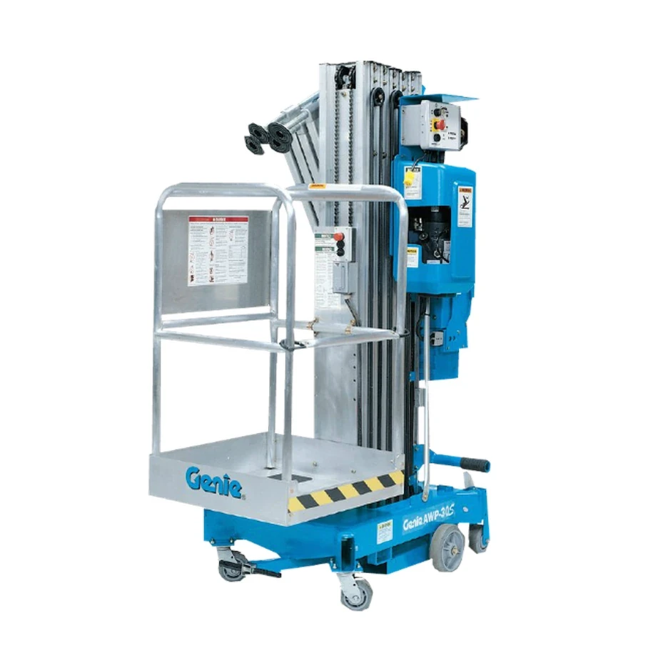 Plataforma unipersonal Genie AWP 20S portatil para mantenimiento