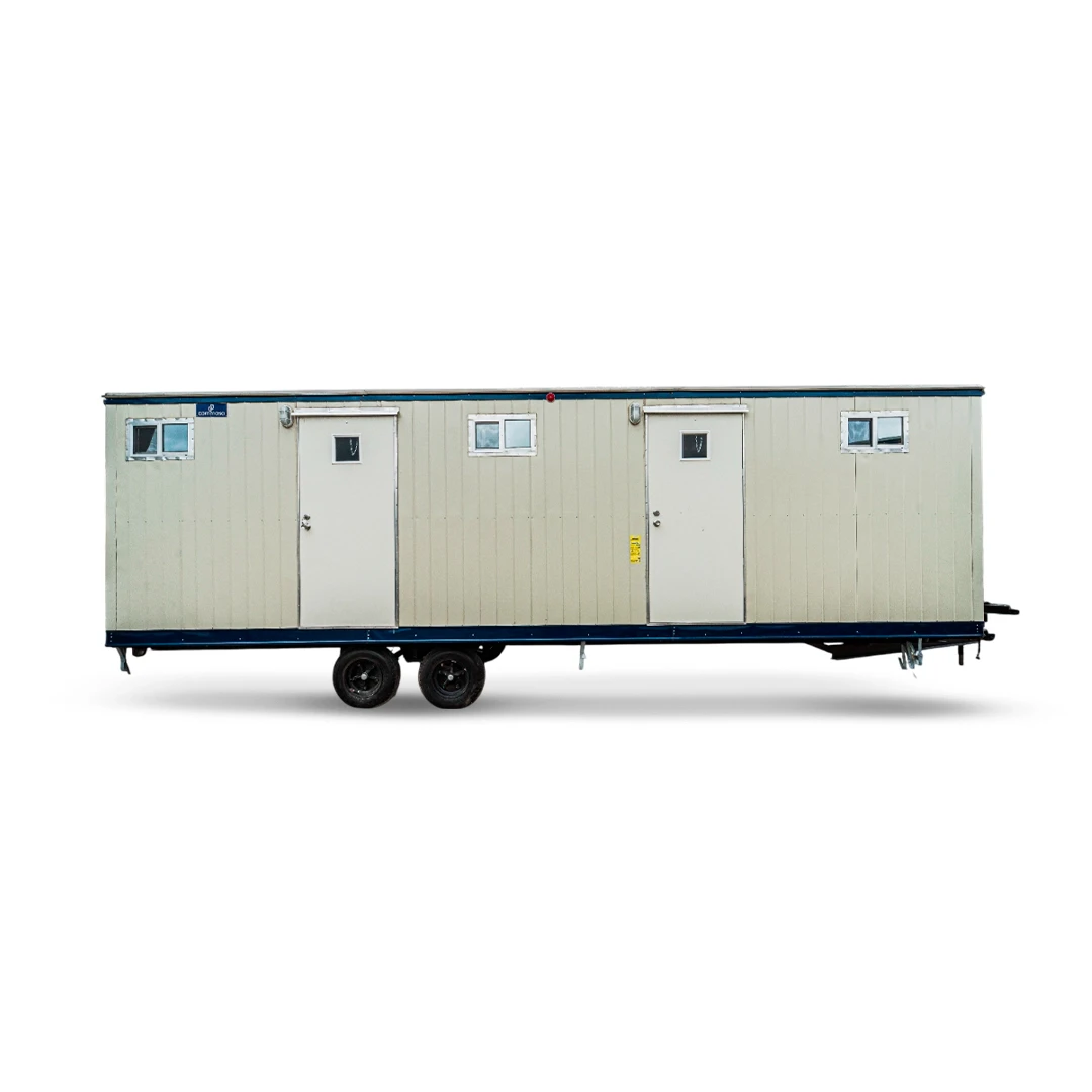 Modulo sanitario movil Commosa GS-8x32SAN de 6 tazas para obra