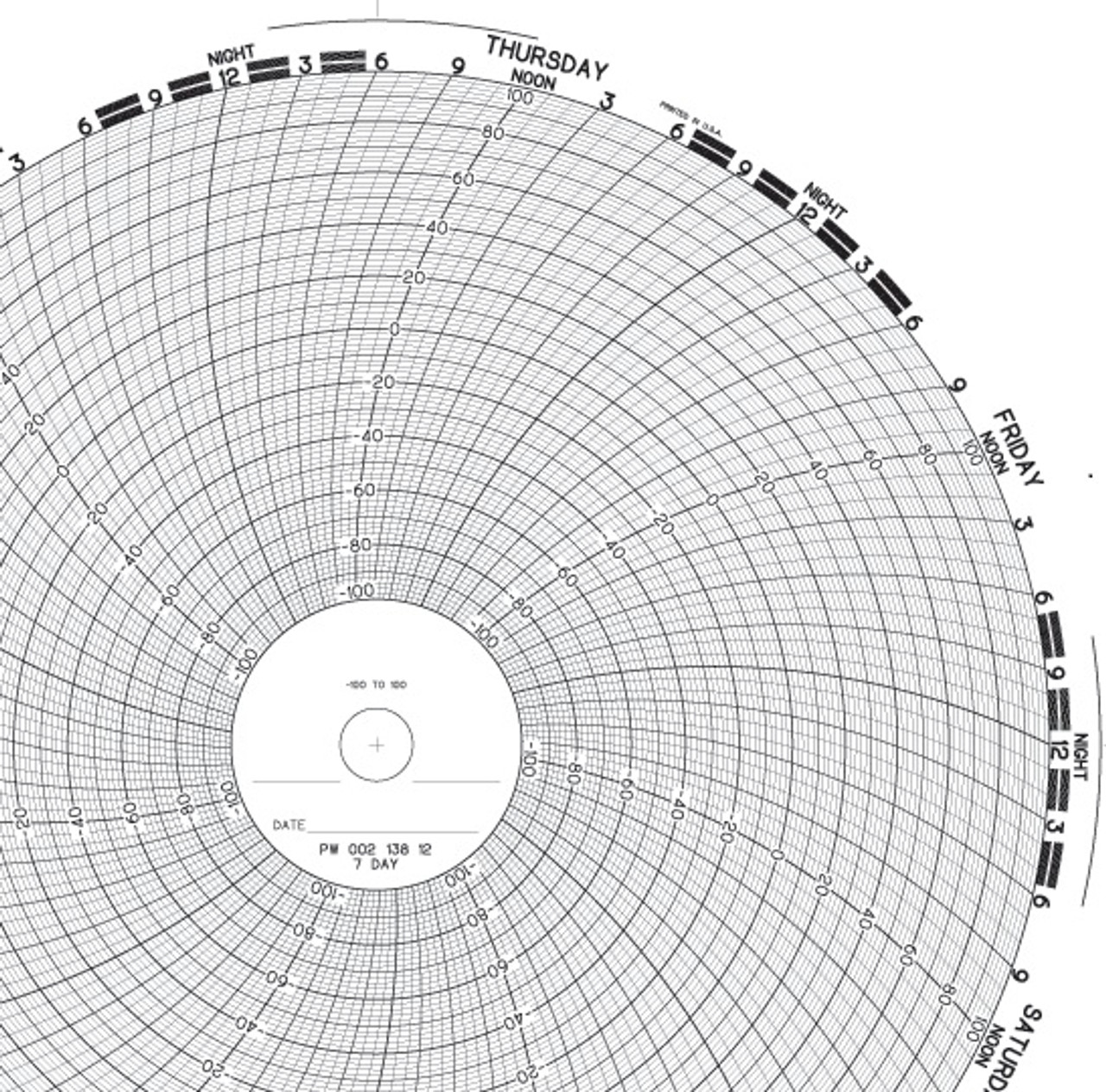 Partlow Chart Recorder Paper