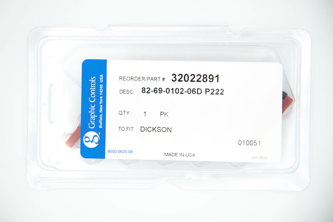 P222 Dickson Red Recorder Pens (6-Pack) | SL4100, KT8, TH8