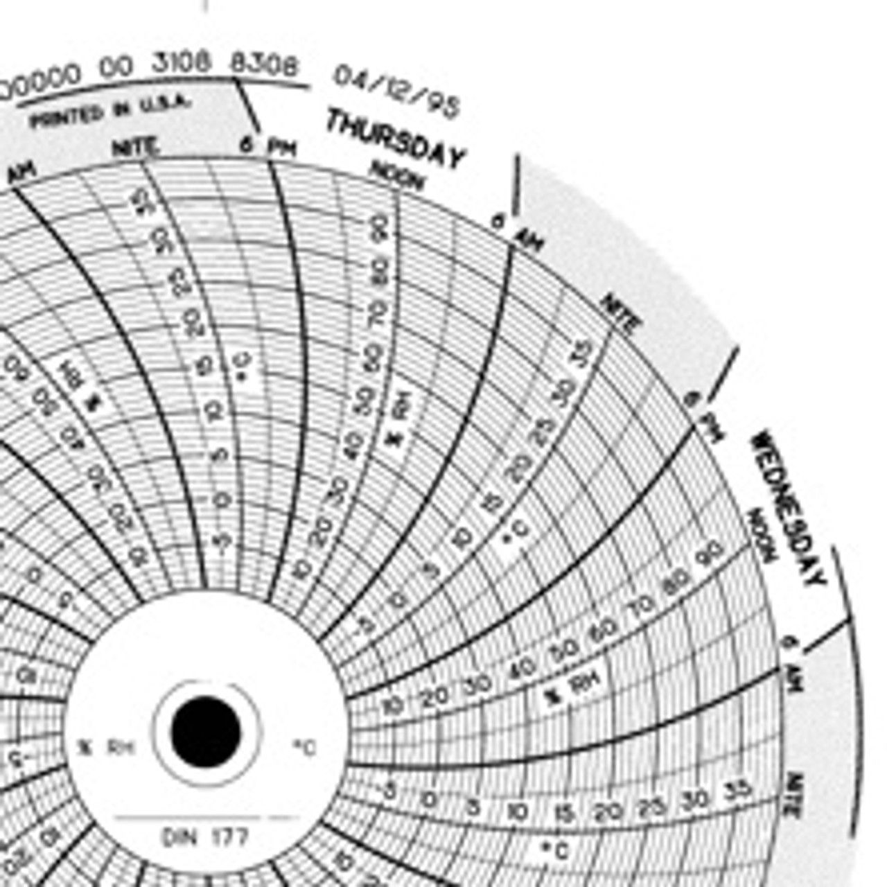 DIN177 Dickson Circular Chart Paper RECORDERS CHARTS & PENS