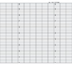 Chart Size: 113.75MM X 26' 
Time Rotation: 
Number of Ranges: 1 
Ranges: (0) - (100), Uniform Spacing	0 TO 100 BY 10