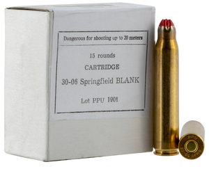 PPU PPB3006 Blank Ammo 30-06Springfield 15 Per Box/54 Case PPU PPB3006 Blank Ammo 30-06Springfield 15 Per Box/54 Case