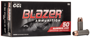 CCI 3556 Blazer Handgun 44S&W Spl 200gr Jacketed Hollow Point 50 Per Box/20 Case CCI 3556 Blazer Handgun 44S&W Spl 200gr Jacketed Hollow Point 50 Per Box/20 Case