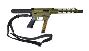 FREEDOM ORDNANCE FX9P10T-ODG FX9 9mm Luger 31+1 10" Black Nitride Stainless Steel Barrel, M-LOK Handguard, Black Anodized Aluminum Picatinny Rail Receiver, OD Green Pistol Tube, AR15 Grip, Right Hand FREEDOM ORDNANCE FX9P10T-ODG FX9 9mm Luger 31+1 10" Black Nitride Stainless Steel Barrel, M-LOK Handguard, Black Anodized Aluminum Picatinny Rail Receiver, OD Green Pistol Tube, AR15 Grip, Right Hand