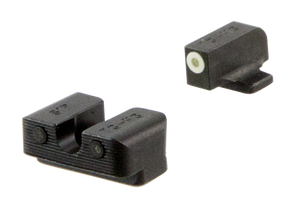 TruGlo TG231S2W Tritium Pro Black | Green Tritium White Outline Front Sight Green Tritium Rear Sight TruGlo TG231S2W Tritium Pro Black | Green Tritium White Outline Front Sight Green Tritium Rear Sight
