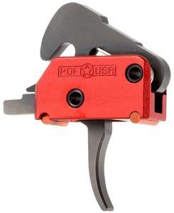 Patriot Ordnance Factory 01509 Drop-In Black/Red Curved Trigger Two-Stage Patriot Ordnance Factory 01509 Drop-In Black/Red Curved Trigger Two-Stage