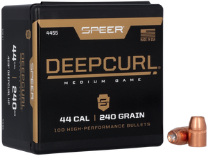 Speer 4455 DeepCurl 44Cal 240gr Hollow Point 50 Per Box/5 Case Speer 4455 DeepCurl 44Cal 240gr Hollow Point 50 Per Box/5 Case