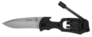Kershaw 1920 Select Fire Folding 8Cr13MoV SS 7.60" Long Plain Blade Black Glass-Filled Nylon Handle Kershaw 1920 Select Fire Folding 8Cr13MoV SS 7.60" Long Plain Blade Black Glass-Filled Nylon Handle