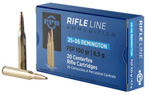 PPU PP2506P Standard Rifle 25-06Rem 100gr Pointed Soft Point 20 Per Box/10 Case PPU PP2506P Standard Rifle 25-06Rem 100gr Pointed Soft Point 20 Per Box/10 Case