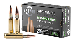TR&Z PPMK308 Supreme Line 308 Win 168 gr Sierra MatchKing BTHP 20 Per Box/ 10 Case TR&Z PPMK308 Supreme Line 308 Win 168 gr Sierra MatchKing BTHP 20 Per Box/ 10 Case