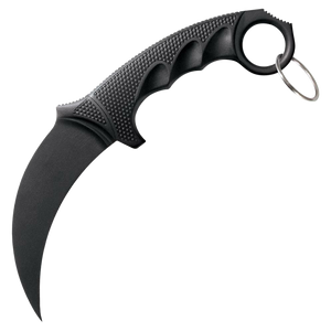 Cold Steel CS92FK FGX 4" Fixed Plain Karambit Black Griv-Ex Blade/Black Griv-Ex w/Overmold Kray-Ex Handle Cold Steel CS92FK FGX 4" Fixed Plain Karambit Black Griv-Ex Blade/Black Griv-Ex w/Overmold Kray-Ex Handle