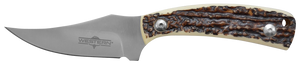 Camillus 19161 Western Crosstrail 3.25" Fixed Plain Silver 420 Steel Titanium Bonded Blade, Stag/Antler Delrin Handle, Includes Belt Loop/Sheath Camillus 19161 Western Crosstrail 3.25" Fixed Plain Silver 420 Steel Titanium Bonded Blade, Stag/Antler Delrin Handle, Includes Belt Loop/Sheath