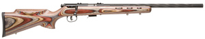 Savage Arms 96770 93R17 BRJ Full Size 17 HMR 5+1 21" Matte Black Spiral Fluted Barrel, Matte Black Drilled & Tapped Carbon Steel Receiver, Royal Jacaranda Monte Carlo Laminate Stock, Right Hand Savage Arms 96770 93R17 BRJ Full Size 17 HMR 5+1 21" Matte Black Spiral Fluted Barrel, Matte Black Drilled & Tapped Carbon Steel Receiver, Royal Jacaranda Monte Carlo Laminate Stock, Right Hand